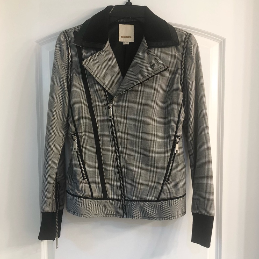 Diesel houndstooth checked Jacket